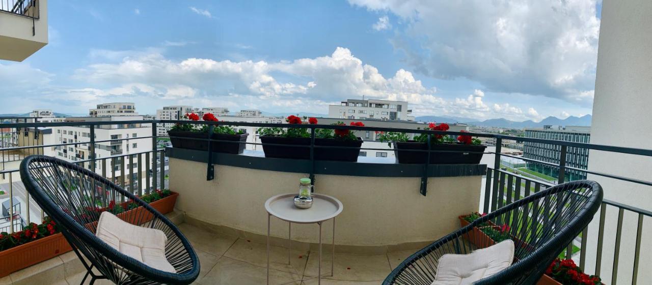 Executive Apartment Avantgarden Coresi Braşov Exteriör bild